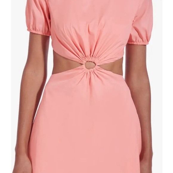 NWT Staud Calypso Dress - Coral - Picture 2 of 5